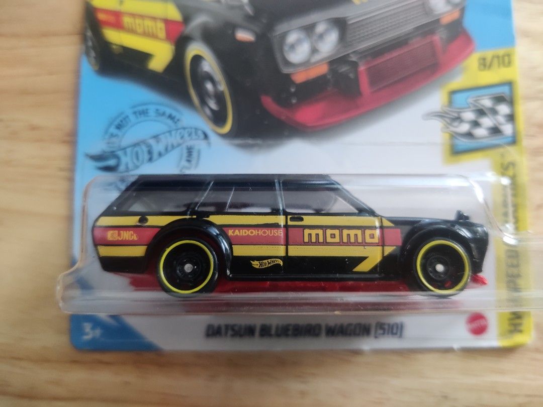 Lot 10 Hot Wheels Datsun Bluebird 510 Wagon MOMO - Speed Graphics - Édition Kroger 2020