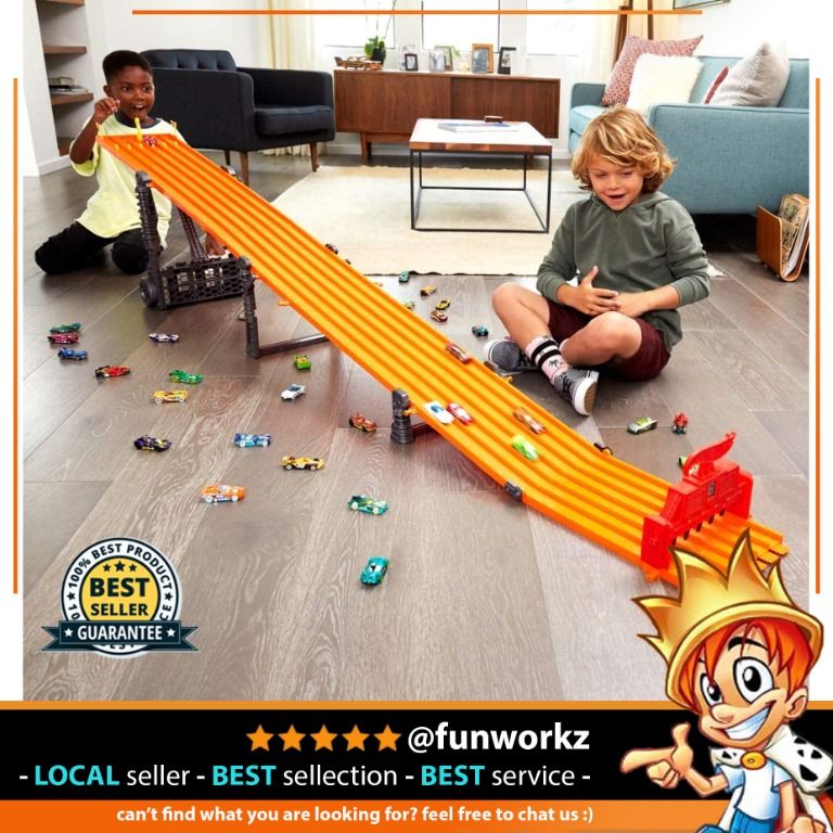 Hot wheels super 6 lane raceway toys r us cheap