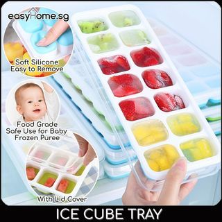 Source BHD Soup Storage Ice Tray Freezer Silicone Soup Tray Cubes