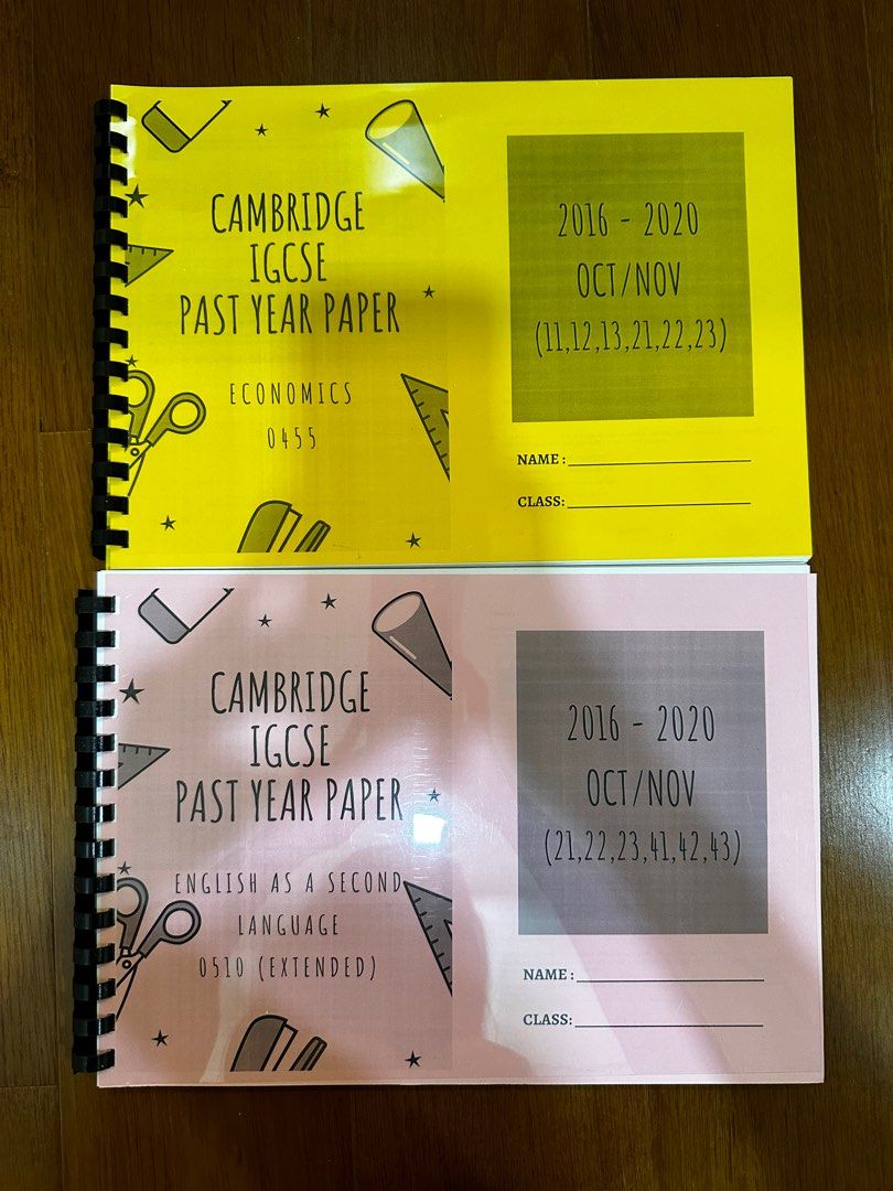 IGCSE ESSENTIALS Textbooks/Workbooks, Notes, Past Year Papers