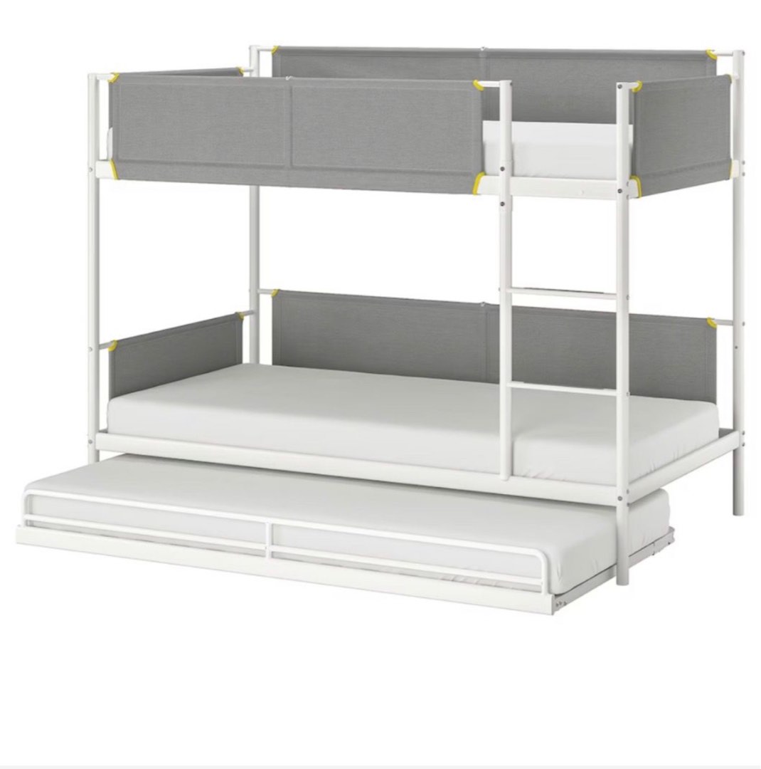 IKEA Vitval bunk bed with pullout underbed, Furniture & Home Living