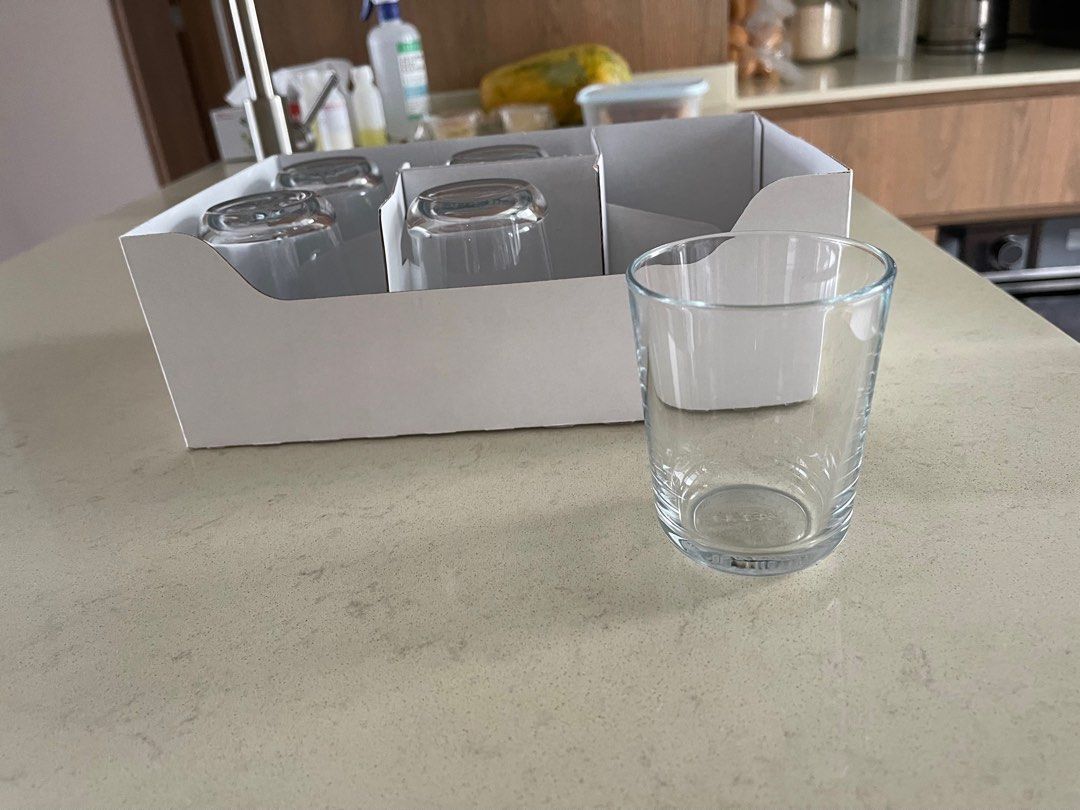 IKEA Drinking Water Glasses 5, Furniture & Home Living, Kitchenware