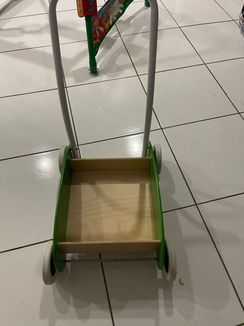 IKEA MULA toddler wagon trolley walker, Babies & Kids, Infant Playtime
