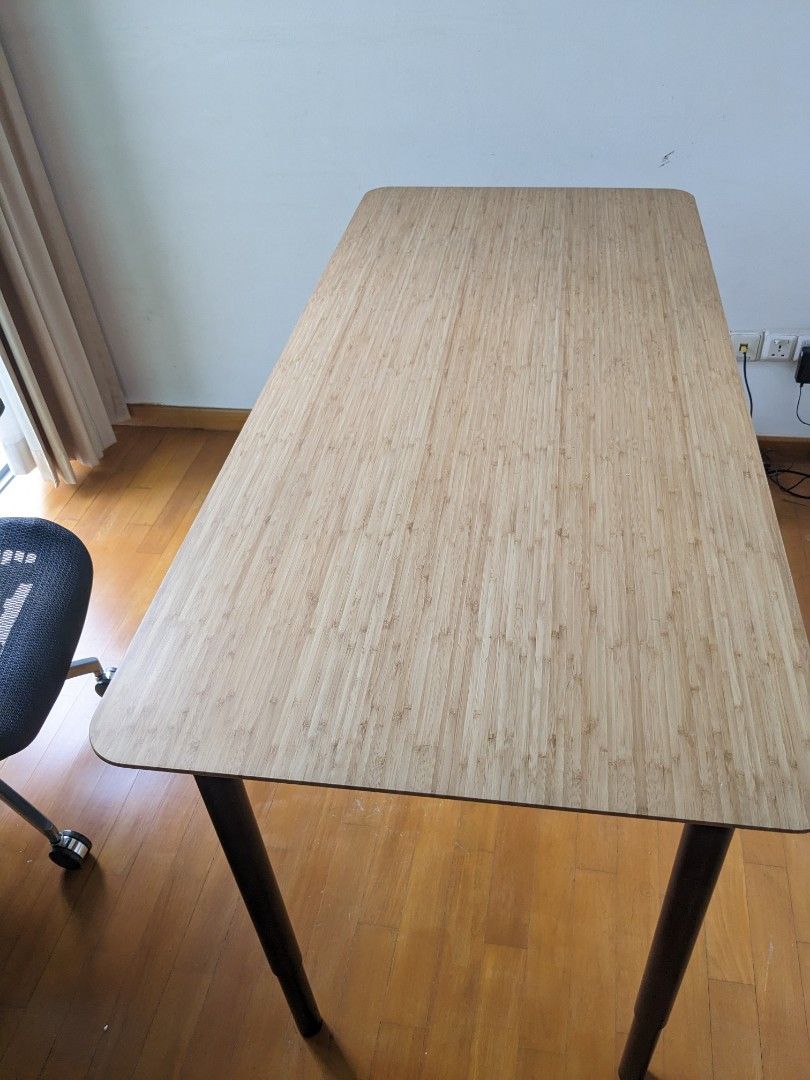 IKEA table with extendable and removable legs, Furniture & Home Living