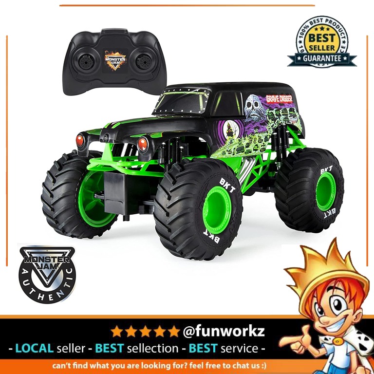 Grave digger remote hotsell control car
