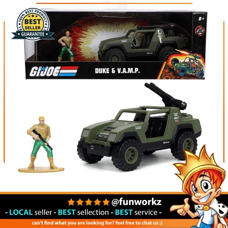 Jada Toys G.I. Joe 132 V.A.M.P DieCast Vehicle with Duke Figure