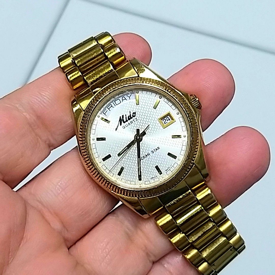 Jam tangan MIDO OCEAN STAR 8277 PRESIDENT DATEJUST ORIGINAL