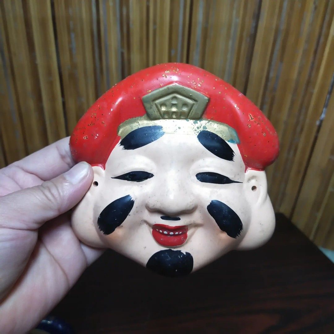 Japanese Mask (Daikokuten and Ebisuten), Furniture & Home Living, Home