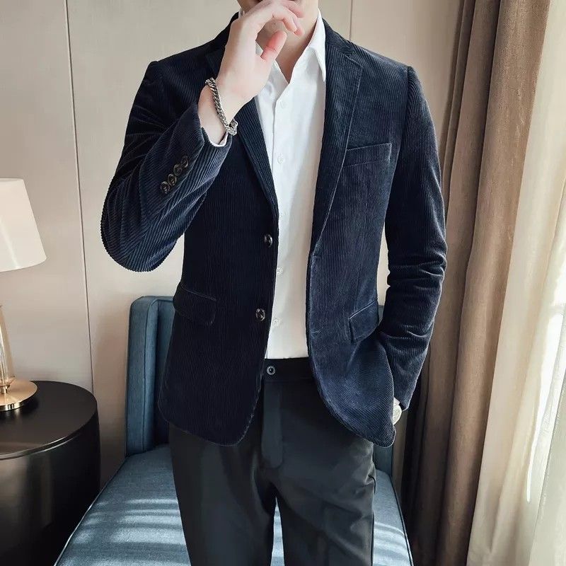 Casual top corduroy blazer