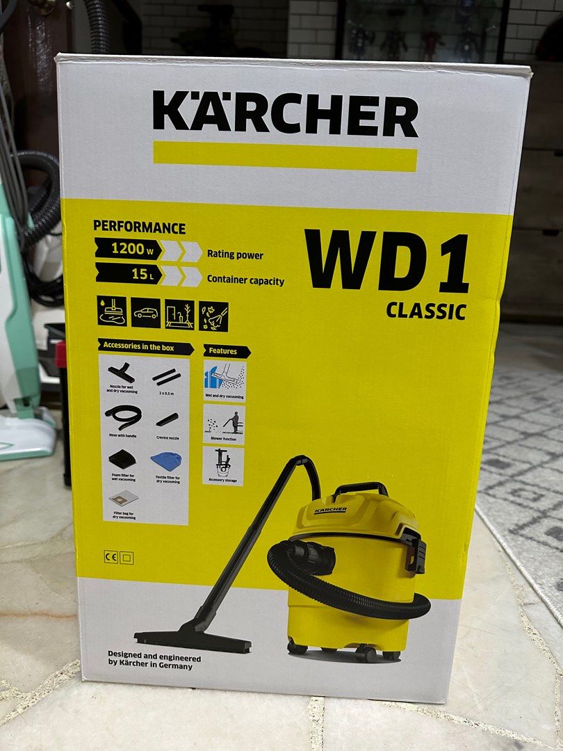 Karcher WD 1 Classic, TV & Home Appliances, Vacuum Cleaner ...