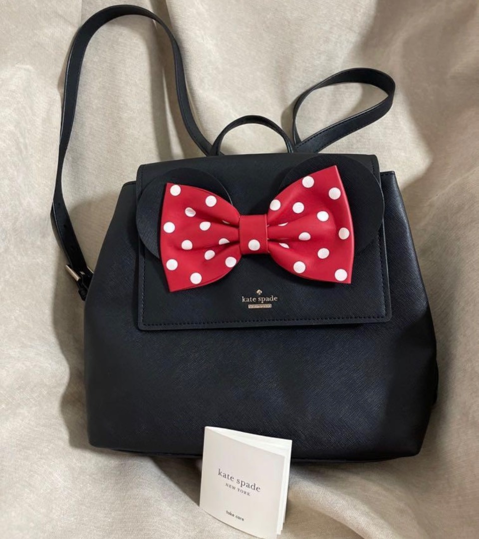 Kate Spade x Minnie Mouse backpack, Women's Fashion, Bags & Wallets,  Backpacks on Carousell