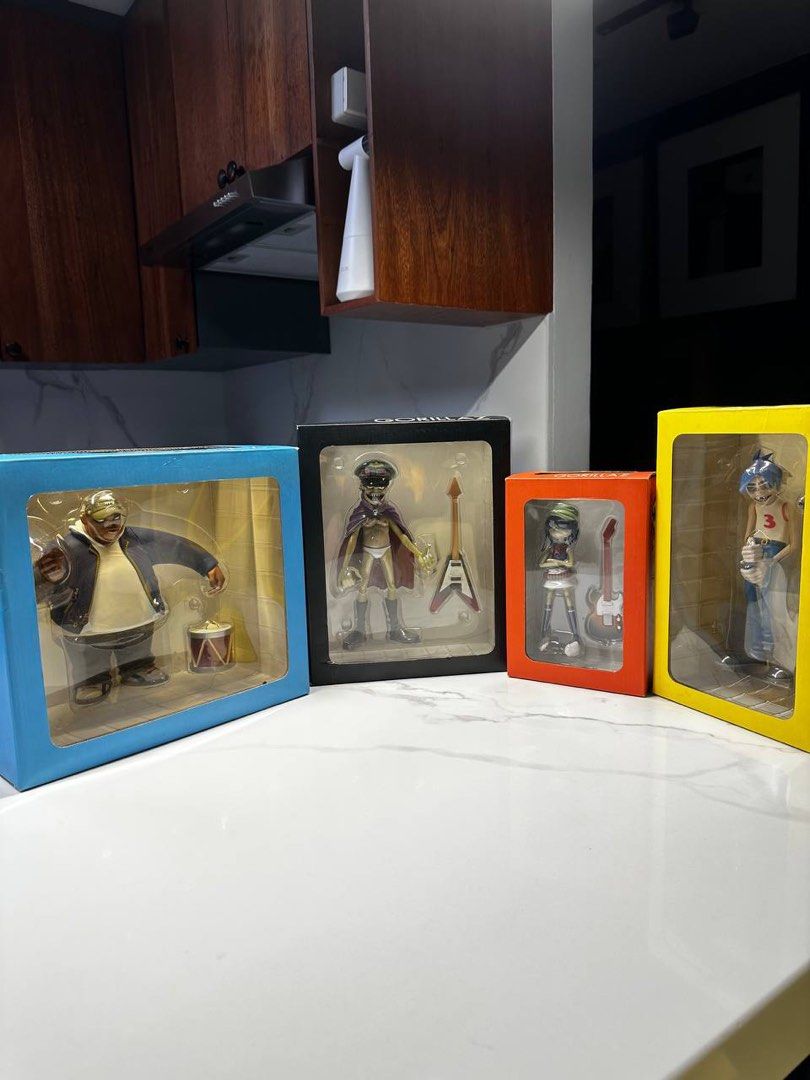 KIDROBOT JAMIE HEWLETT GORILLAZ CMYK SET (Category: Designer & Blind Box Toys) located in Paranaque City. Submitted by jfdlr (Listing ID 1217145214, Image 2). Description: KIDROBOT JAMIE HEWLETT GORILLAZ CMYK SET Rare set Sealed. Never been opened. Slightly negotiable for sure buyers. RFS: decluttering .