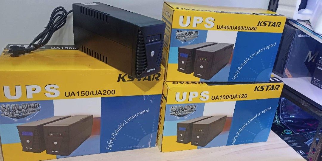 KSTAR UPS (Category: Computer Parts) located in Makati City. Submitted by techubstoreandaccessories (Listing ID 1217188747, Image 2). Description: KSTAR UPS FLASH SALE❗️❗️❗️ 🔹️KSTAR UA100 Micro 1000 1000VA/600W 2x7AH UPS - 3,631.00 vat-ex 🔹️KSTAR UA200 Micro 2000 2000VA/1200W 2x9AH UPS - 6,035.00 vat-ex 🔹️KSTAR UA60 Micro 600 600VA/360W 1x7AH UPS - 2,027.00 vat-ex ON HAND! READY TO SHIP! 💯 GUARANTEED ORIGINAL ❗❗❗ ACTUAL PICS POSTED. DIRECT SU