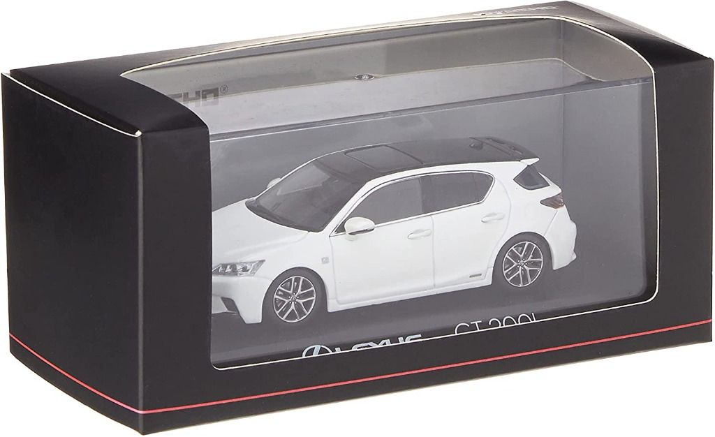 Kyosho Lexus CT200H F SPORTS Diecast Model Car, 1/43 Scale, White