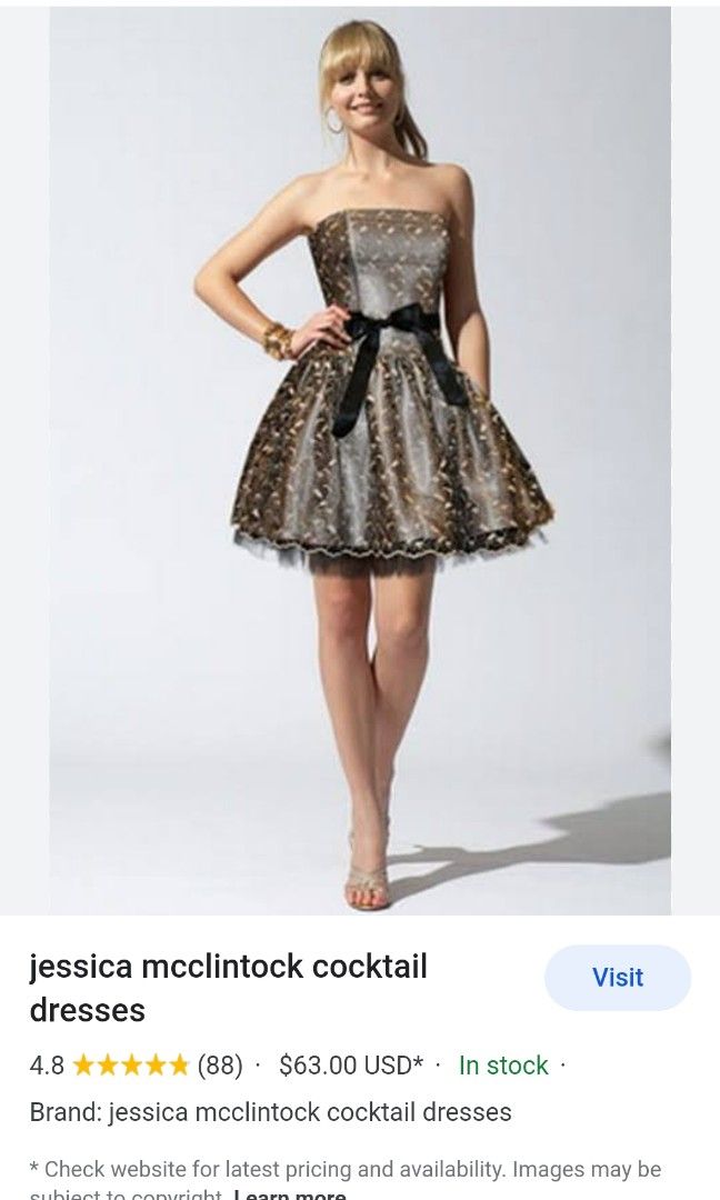 Jessica mcclintock 2025 cocktail dresses
