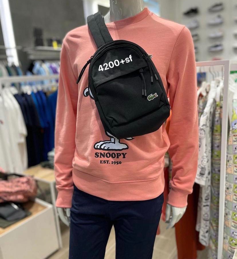 Lacoste fanny pack bts clearance