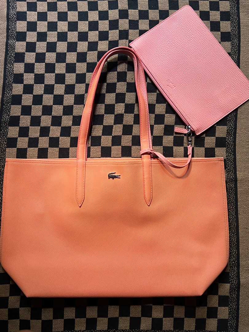 Lacoste reversible tote horizontal, Women's Fashion, Bags & Wallets
