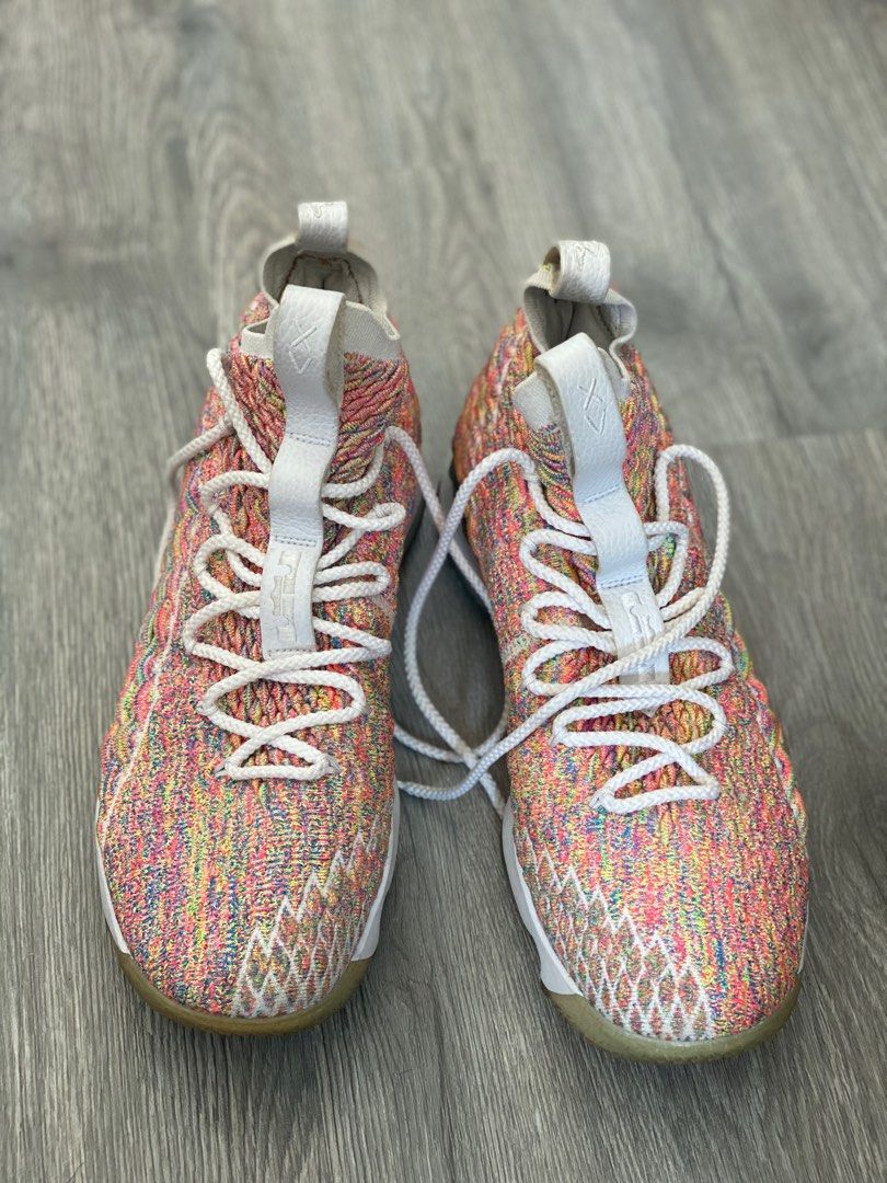 Lebron 15 Cereal Fruity Pebbles 11UK