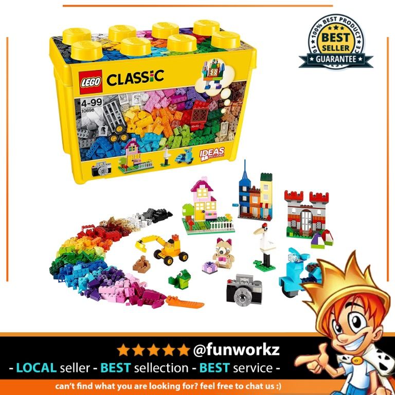 Lego classic large creative brick box 10698 best price cheap
