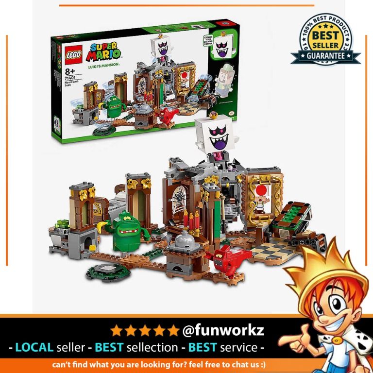 Haunted Mansion Lego Luigi Amazon LEGO Super Mario: Luigi's