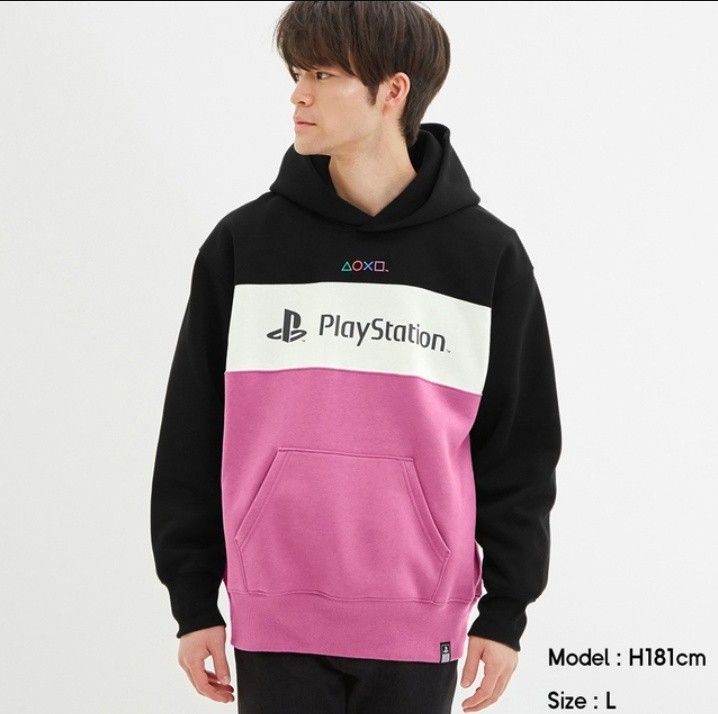 Pink shop playstation hoodie