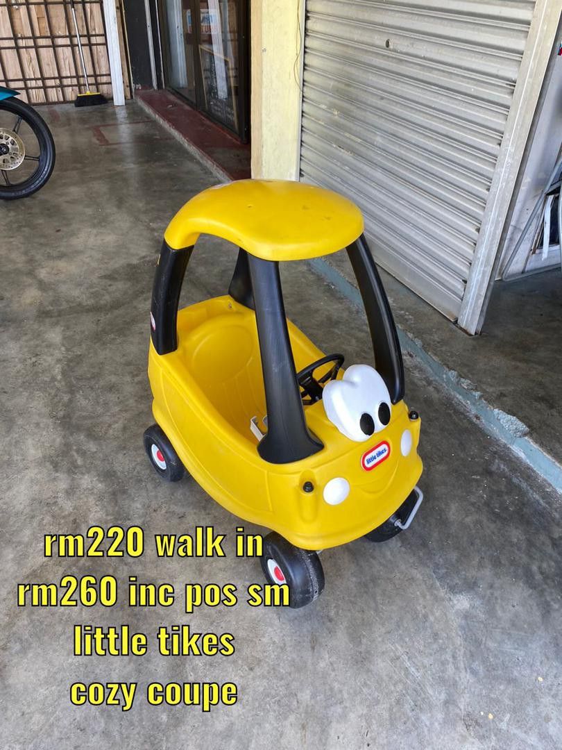 Little Tikes Cozy Coupe Black Yellow Babies Kids Going Out