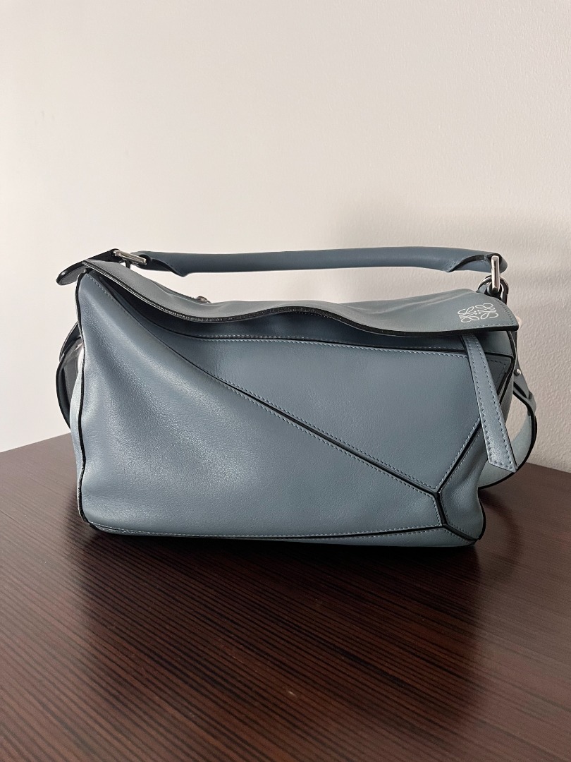 Loewe stone blue puzzle bag sale