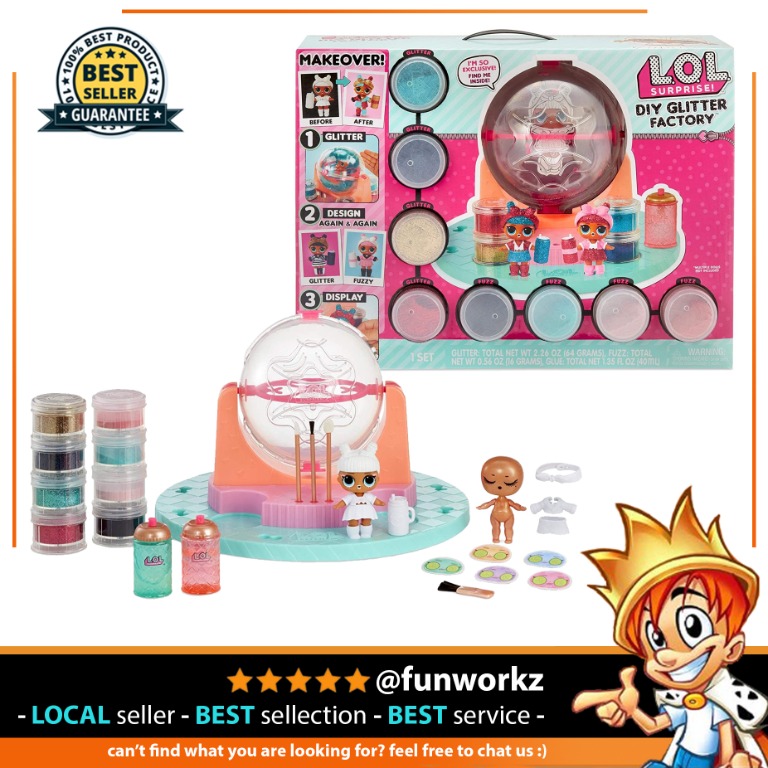 Lol surprise diy shop glitter factory