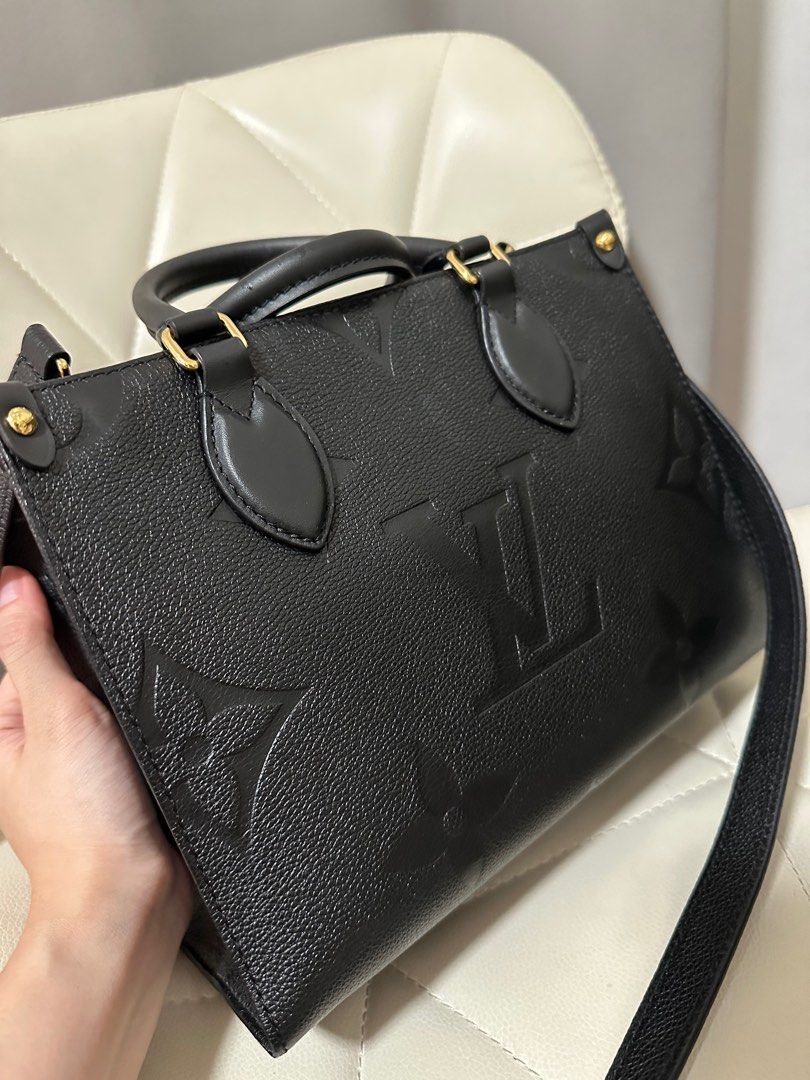 Louis Vuitton OTG PM Black Empreinte LV On The Go, Luxury, Bags