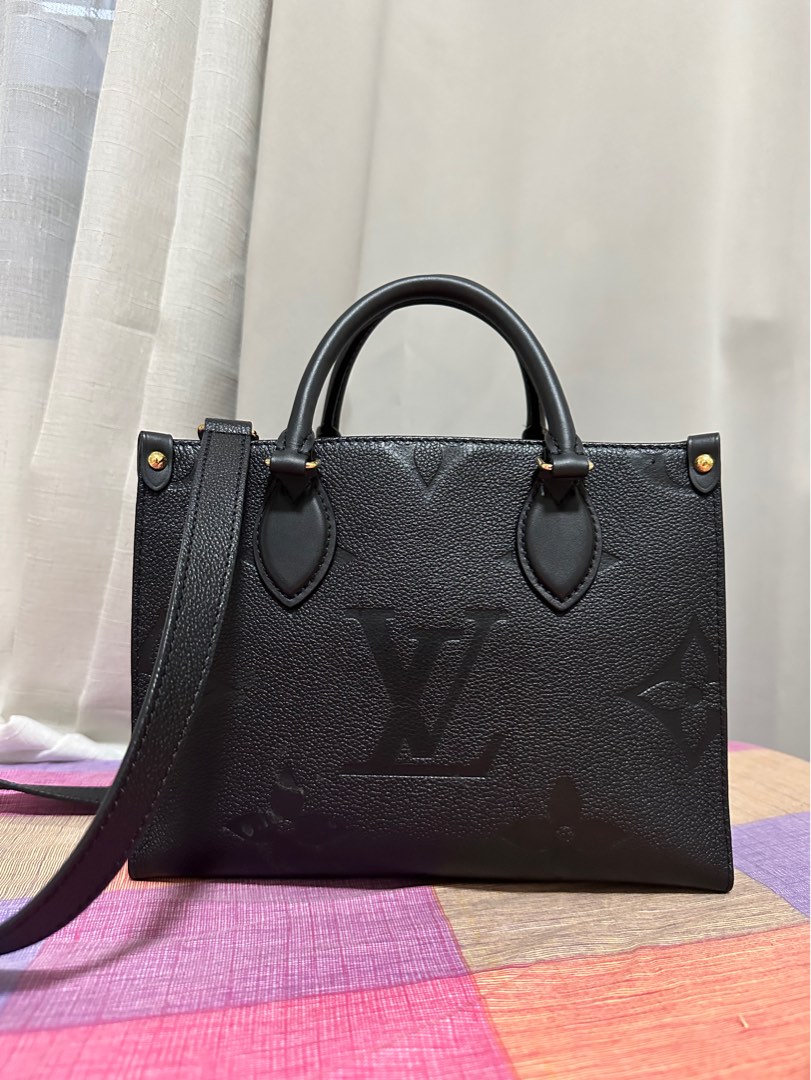 Louis Vuitton OTG PM Black Empreinte LV On The Go, Luxury, Bags