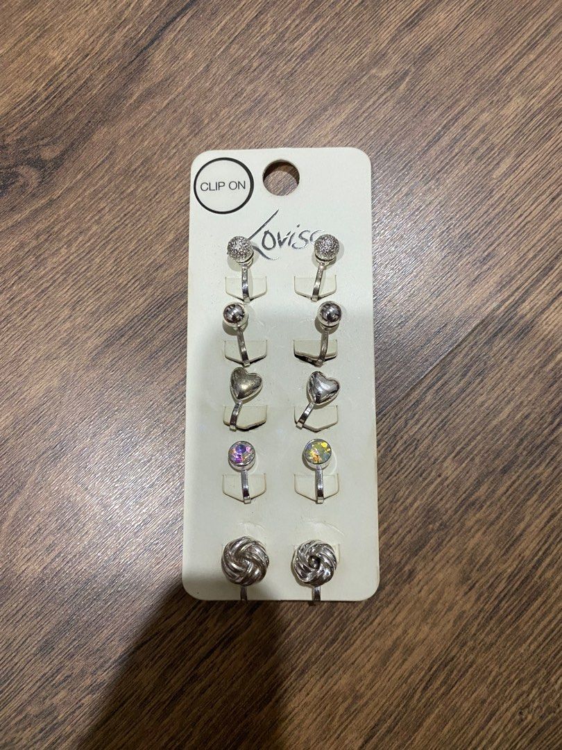 Lovisa silver earrings top