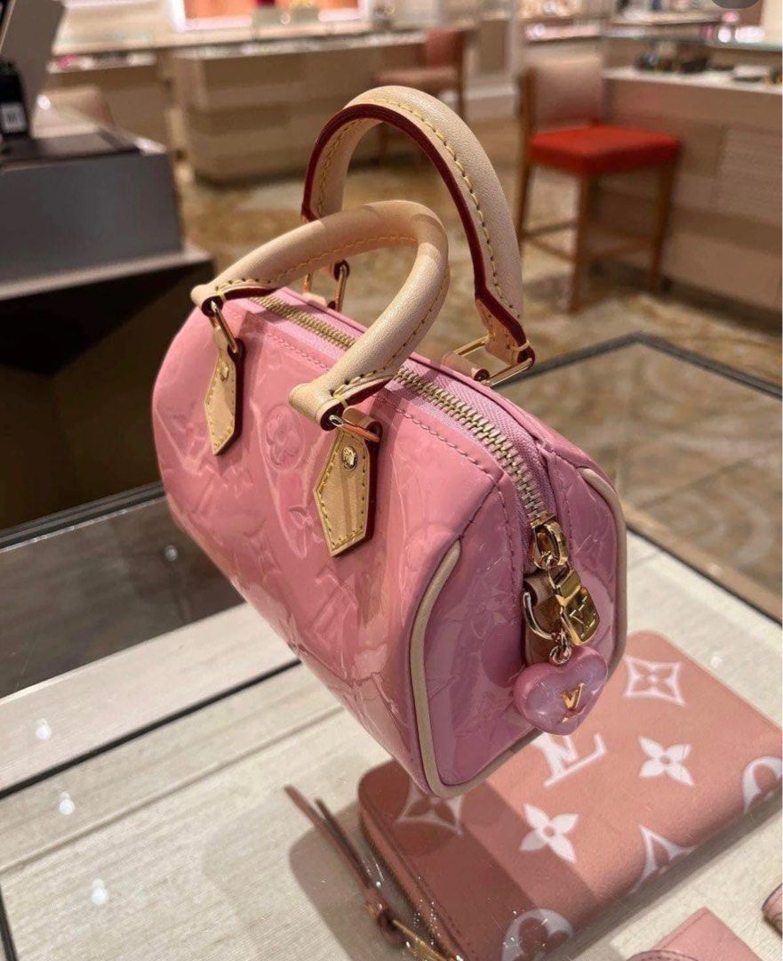 NEW 100% authentic LOUIS VUITTON Nano Speedy Pink Limited Edition M81879 