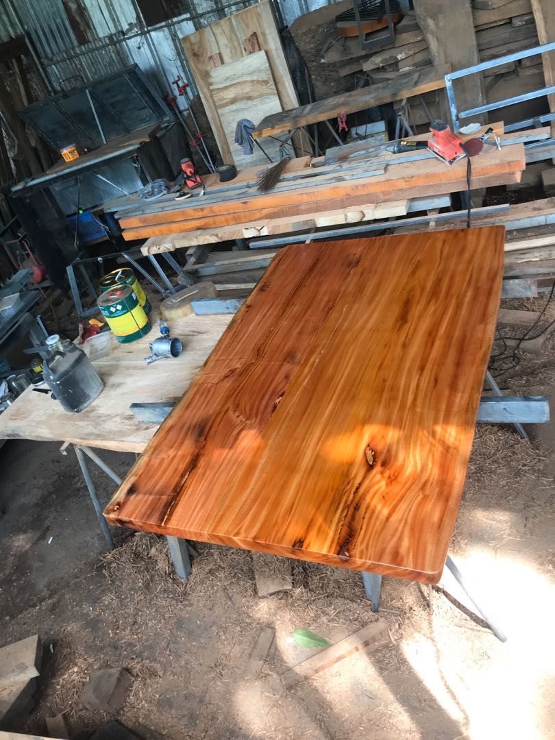 Mahogany wood slab 5x3ft on Carousell