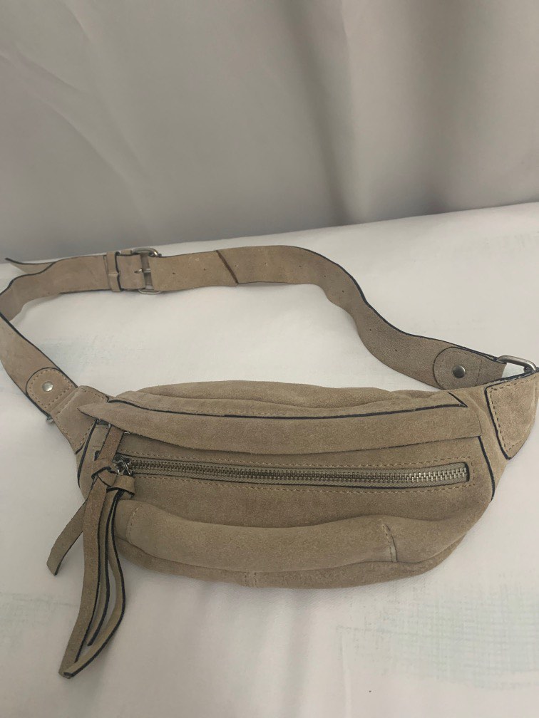 Mango leather bum clearance bag