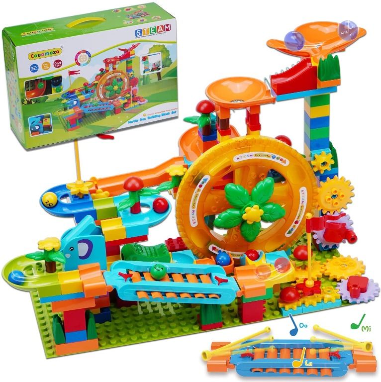 Marble Run Building Blocks Compatible with Classic Large Blocks STEM ...
