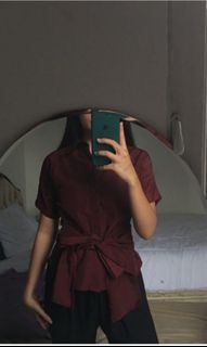 Maroon Blouse