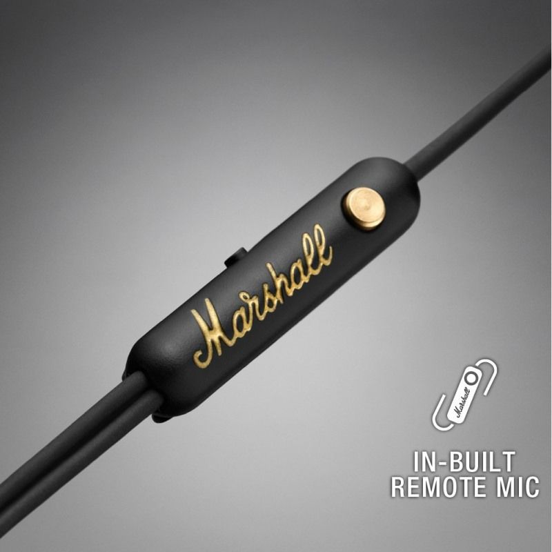 Marshall Mode EQ Headphones InEar Headphones with Microphone Bass Rock
