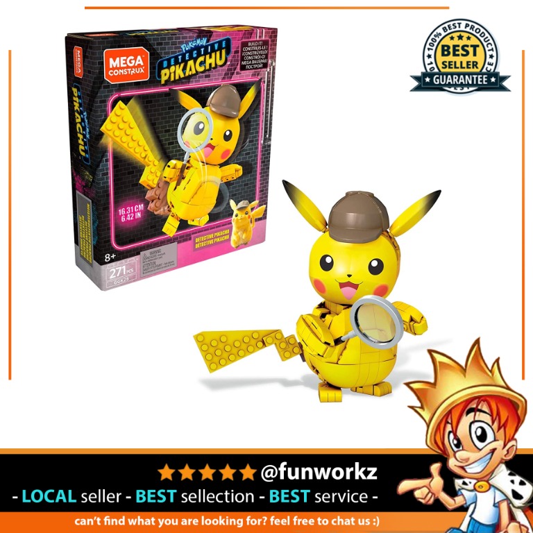 Detective pikachu discount mega construx