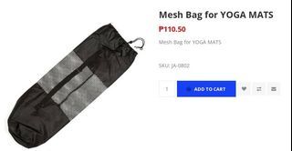 MESH bag for YOGA MATS