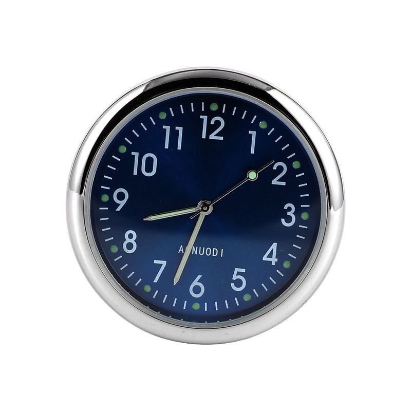 Mini Pocket Small Luminous Quartz Analog Watch Stick-On Clock For
