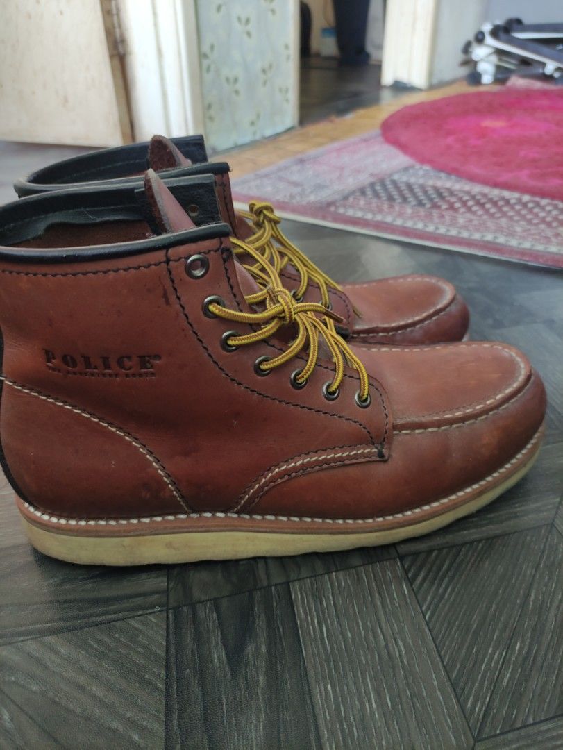 Moc toe boot brand Police