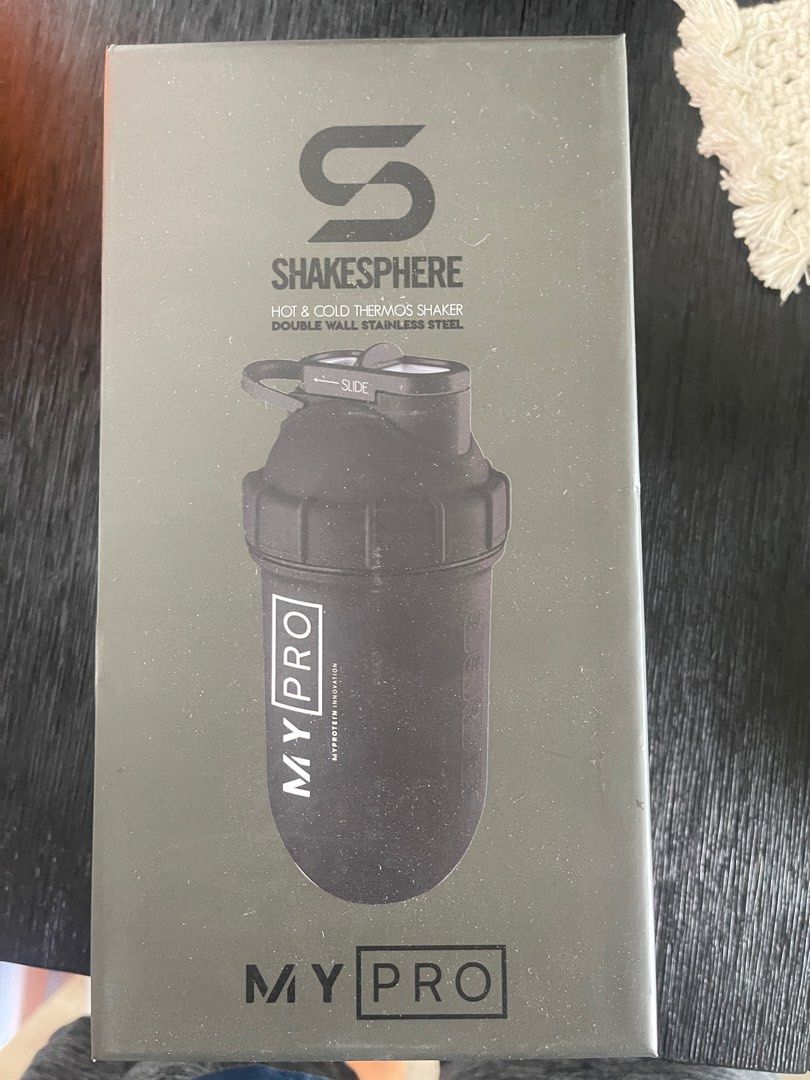 My protein metal sphere shaker bottle thermos, Sports Equipment, Other