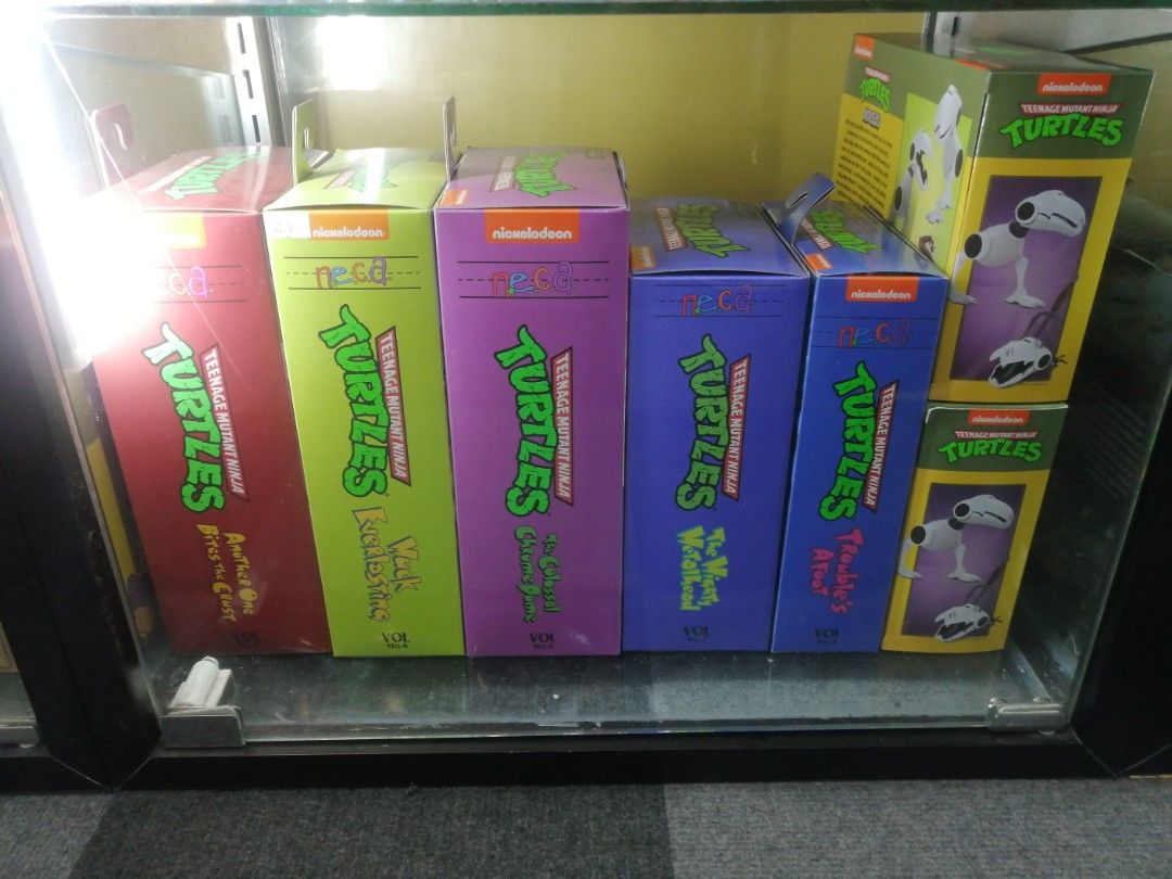 Neca Assorted Nickelodeon Teenage Mutant Ninja Turtles (Category: Figurines & Statues) located in San Juan City. Submitted by hezekiahtoys (Listing ID 1217078133, Image 3). Description: Neca Nickelodeon TMNT Misb TMNT Set of 4 2pack 20k Misb Bebop & Rocksteady 6.5k Misb April O Neal & Foot Soldier 8.5k Misb Crooked Ninja & Rock 5k Misb Traag & Granitor 4k Misb Zarax & Zork. 4.5k Misb Antrax & Scumbag 3.5k Misb Wingnut & Screwloose 3.5k Misb Dirtb