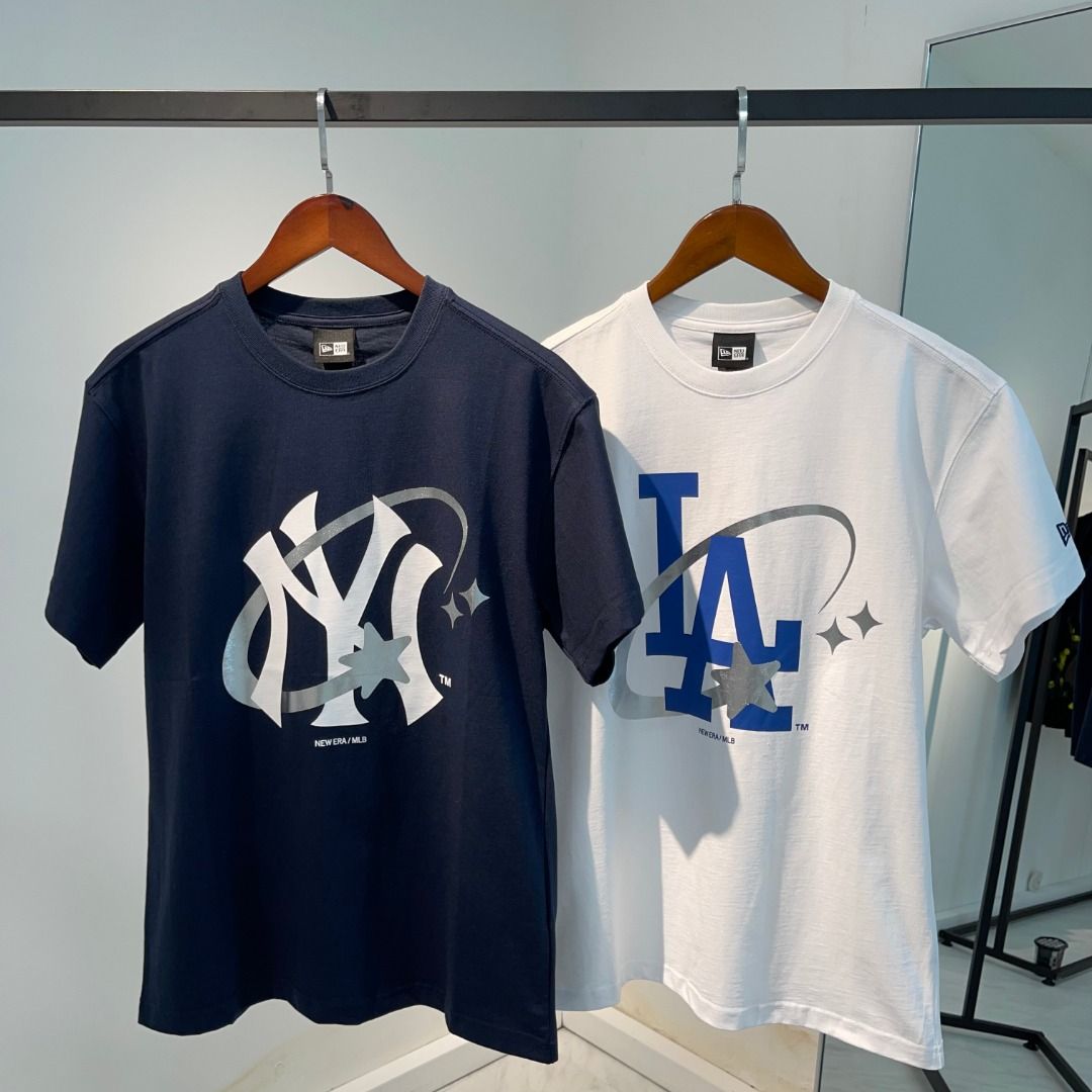 NEW ERA NY/LA STAR T-SHIRT, Men's Fashion, Tops & Sets, Tshirts & Polo  Shirts on Carousell