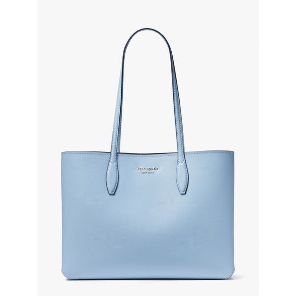 NEW & 💯 AUTHENTIC Kate Spade All Day Large Tote Bag in Celeste Blue,  Luxury, Bags & Wallets on Carousell