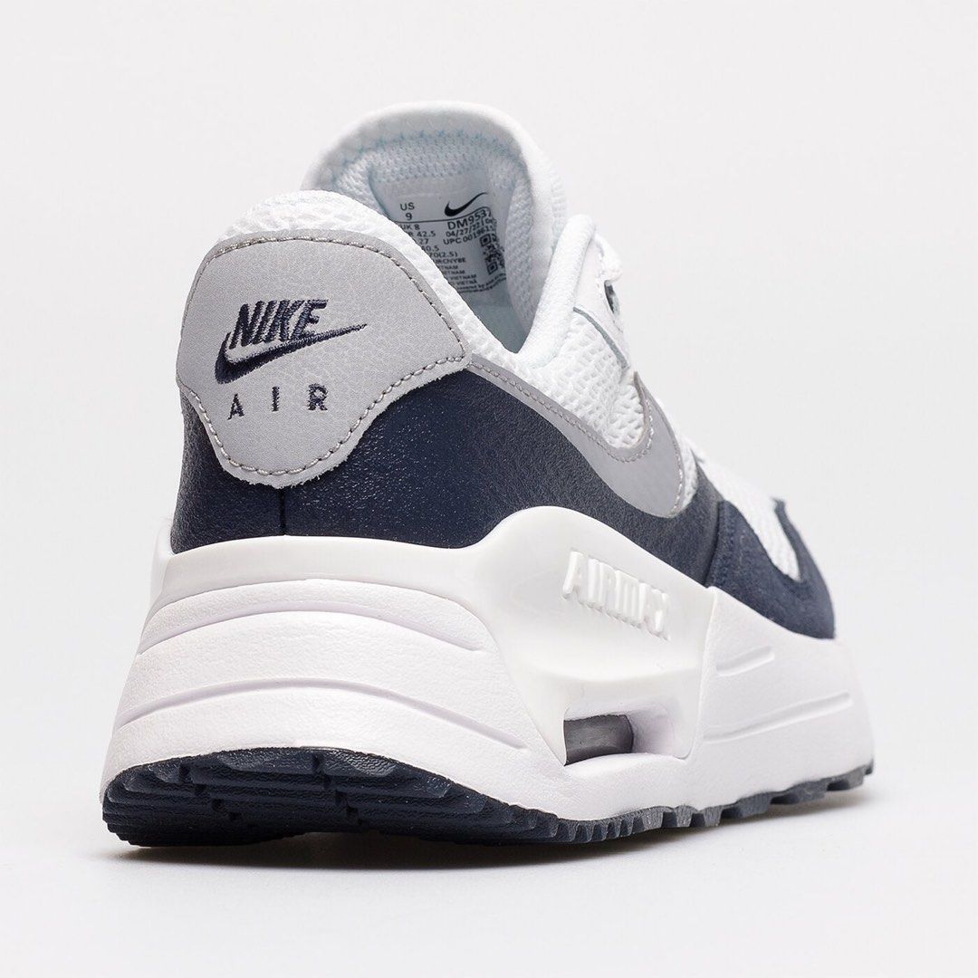 Nike Air Max SYSTM 白 深藍 漆皮 氣墊 男款休閒鞋 DM9537-102