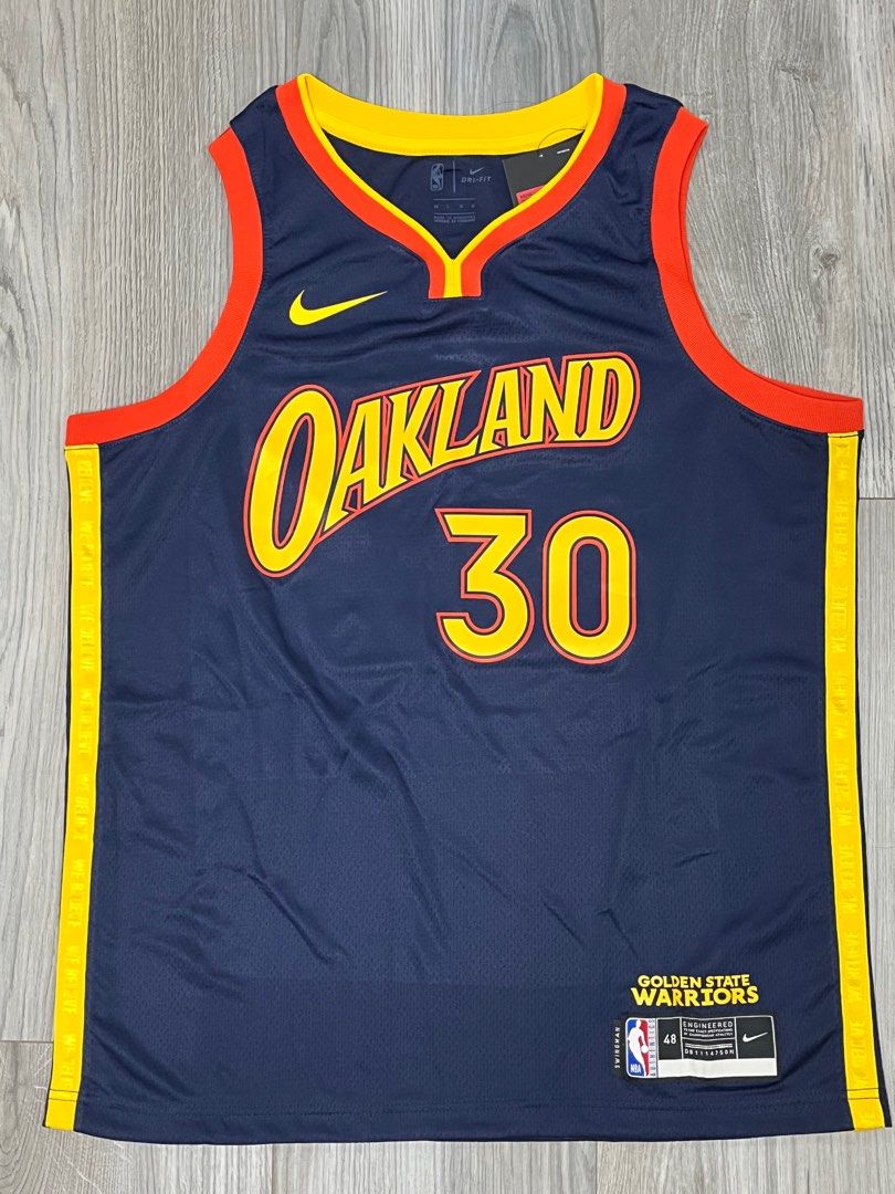 Stephen Curry Golden State Warriors Nike 20-21 Oakland City Swingman Jersey  44/M