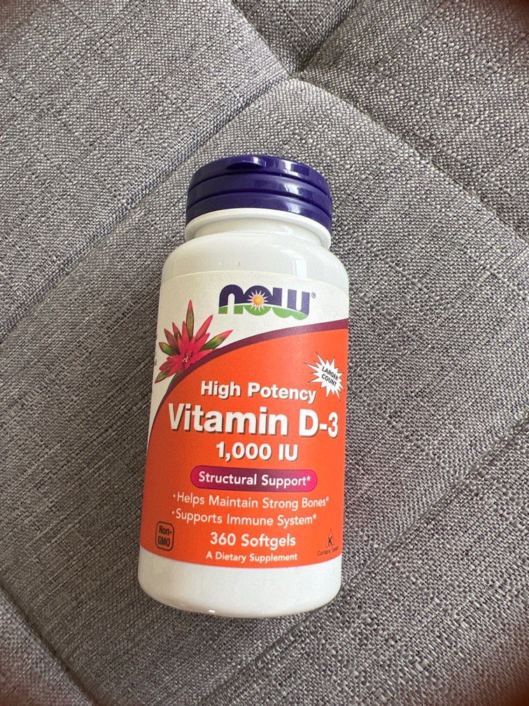 Now Vitamin D3 1000 IU, Health & Nutrition, Health Supplements
