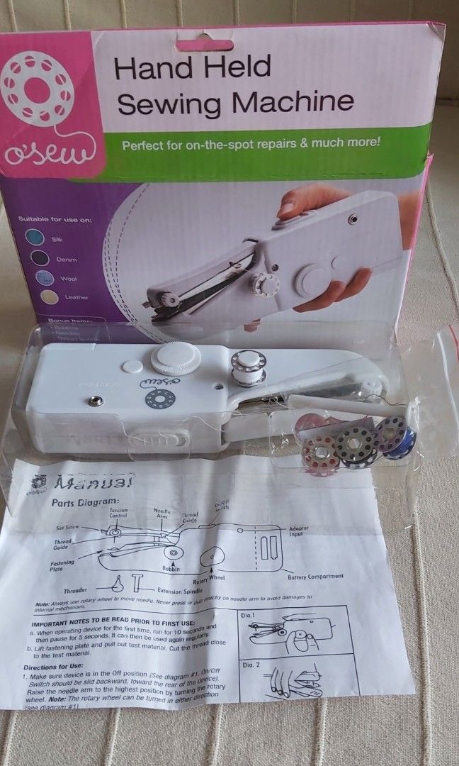O Sew Handheld Sewing Machine, Furniture & Home Living, Home
