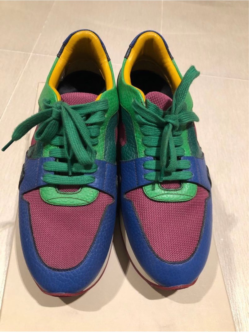 Burberry sneakers womens green hotsell